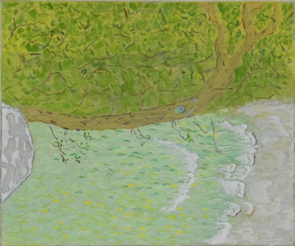 大和絵で印象派を表現、