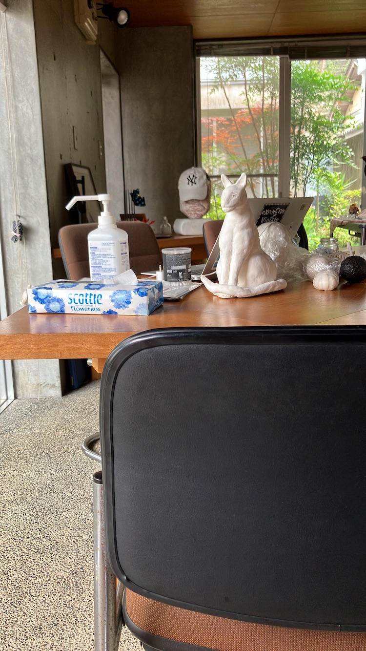 ギャラリー雅での展示風景。